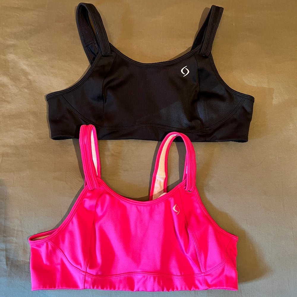 2 Moving Comfort " Fiona" sports bras, both 38B